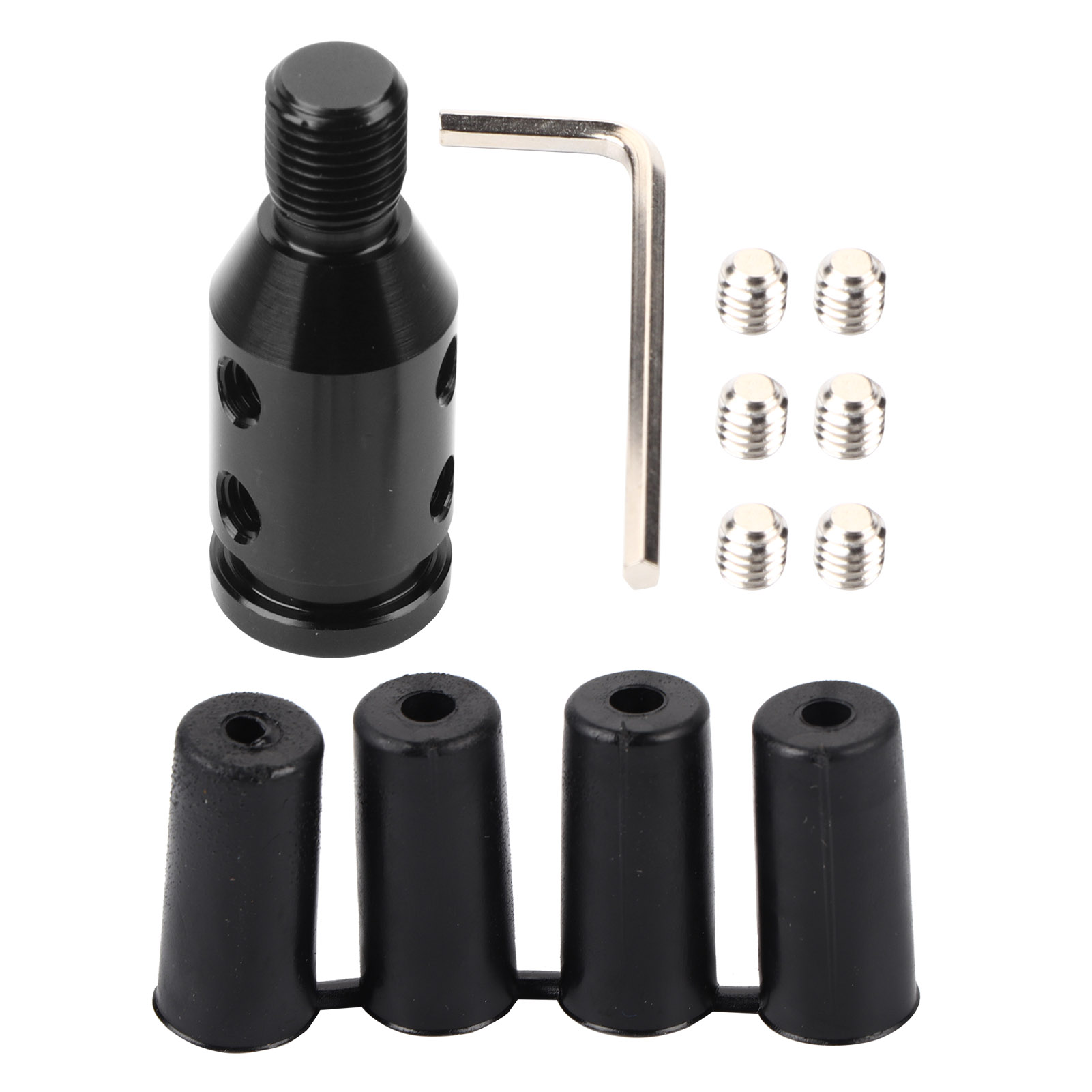 Universeller Gewindeadapter M12x1,25 Für Schalthebel, Schwarzer Sicherungsring, Montagesatz Für Schaltknauf Und Getriebemanschette.