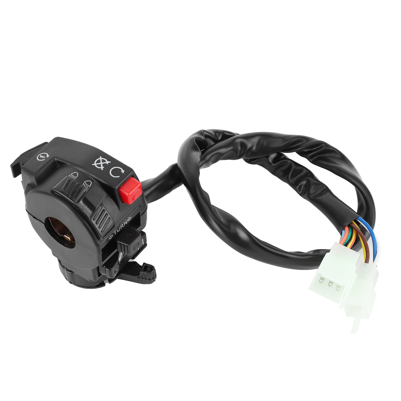 22-mm-9-pin-8-draht-lenkerschalter, Kompatibel Mit 200-cm³- Und 250-cm³-quads, Dirtbikes, Motorrädern Und Atvs.