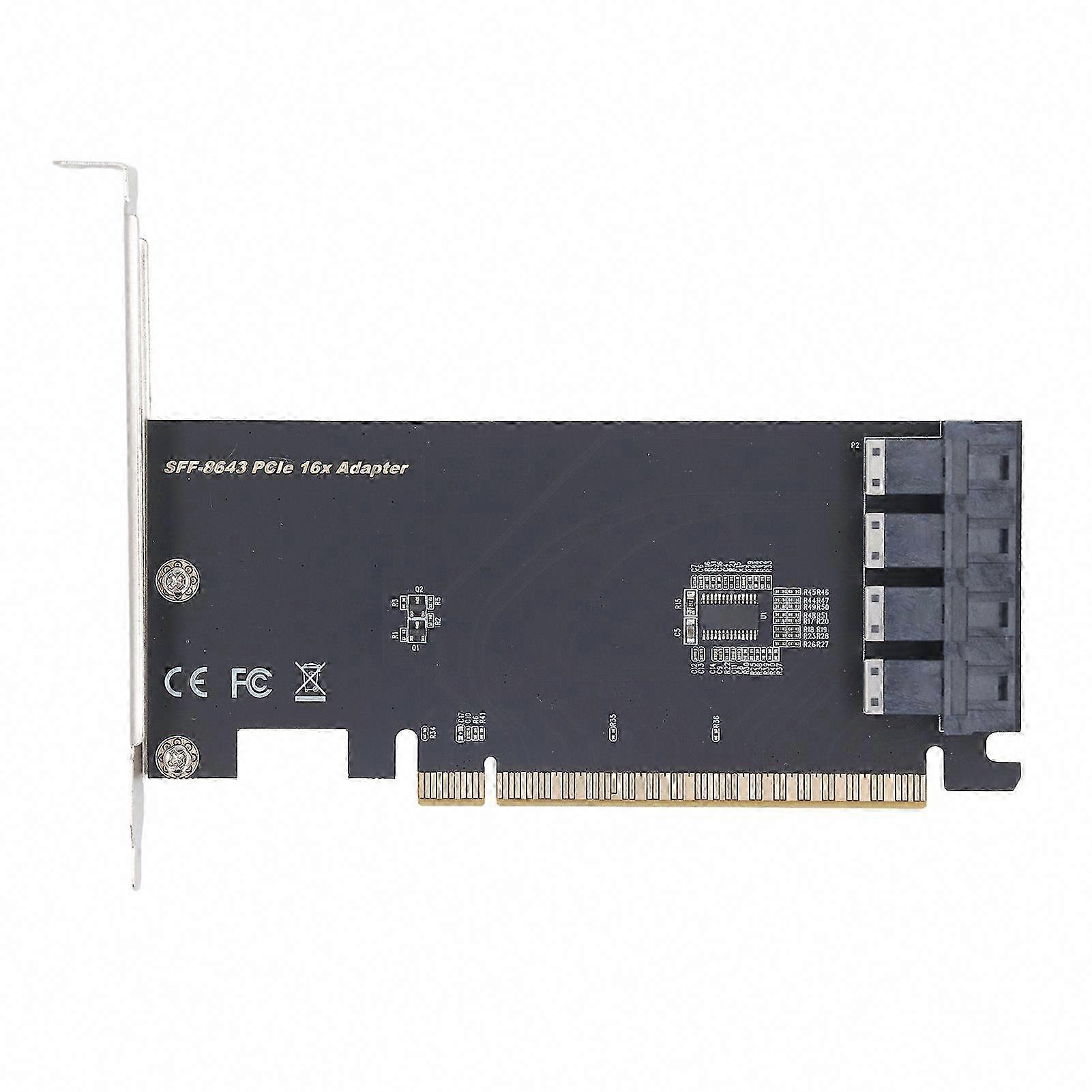 Pcie-zu-u.2-4-port-adapter Sff-8643, Pcie 3.0 X16-erweiterungskarte Für Schnelle Datenübertragung Für Desktop-computer