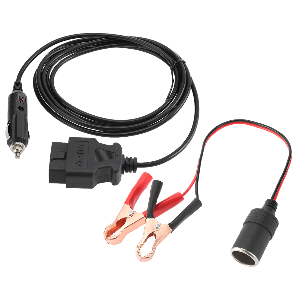 Obd Ii Speichersicherungskabel Für Fahrzeug-steuergeräte, 12v Notstromversorgung Mit Klemme.
