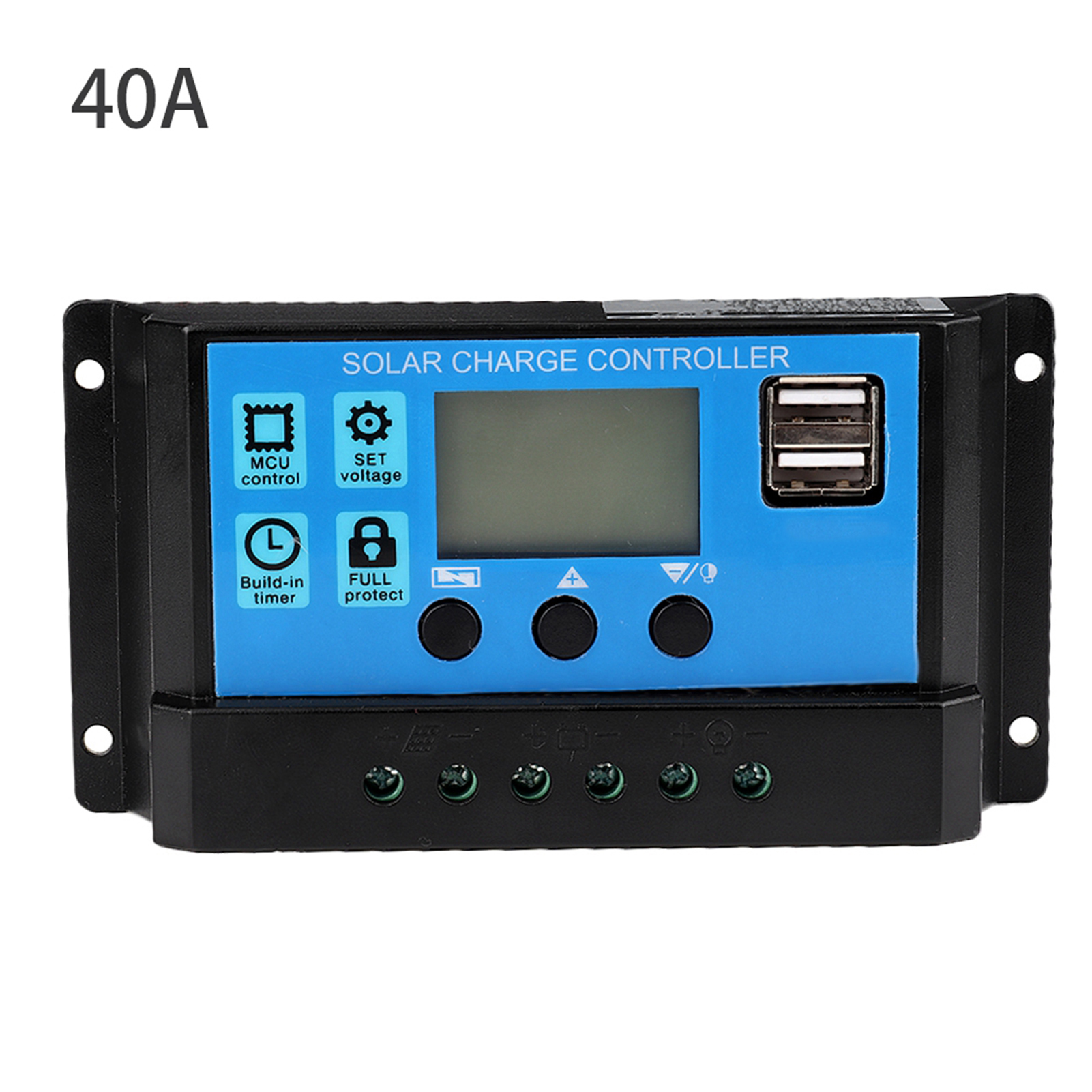Automatischer 40a 12v/24v Pwm-solarladeregler Für Photovoltaikmodule