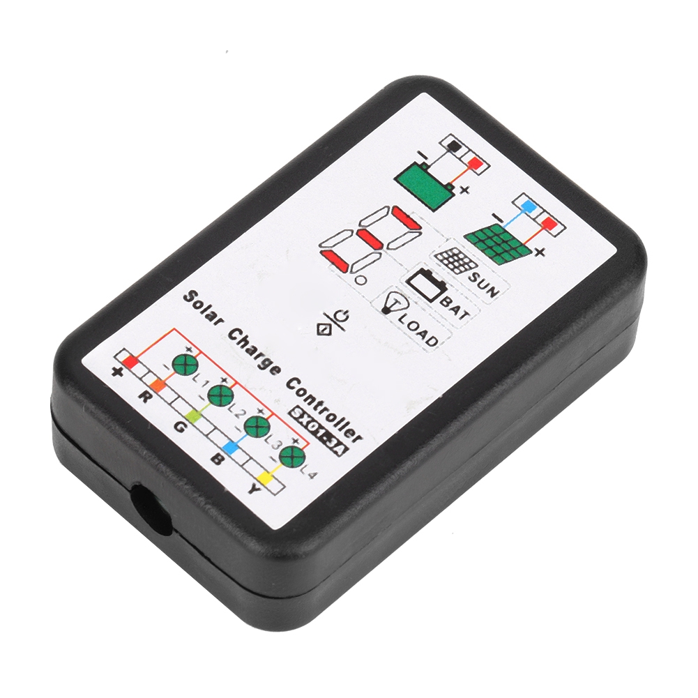 6v/12v Pwm-solarladeregler, Kompatibel Mit Lithium- Und Ni-mh-akkus