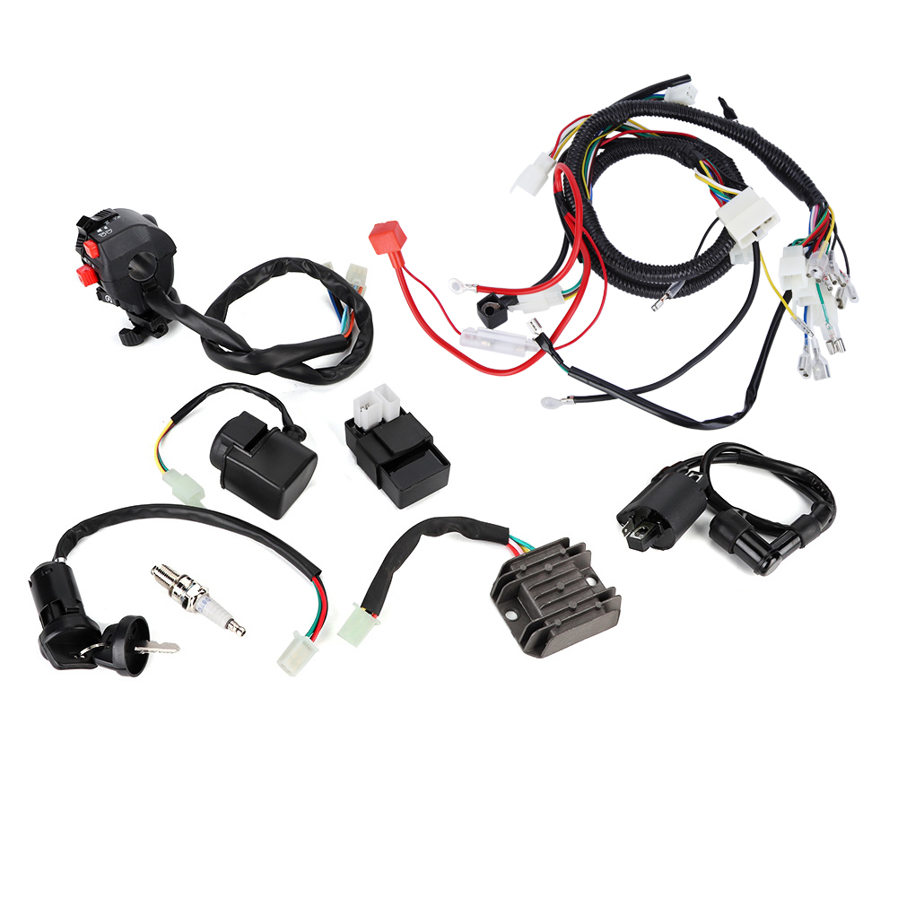 Kompletter Elektrischer Kabelbaum Für Cdi-einheiten Von 200-300 Cm³ Atvs/quads – Motorrad-verkabelungszubehör