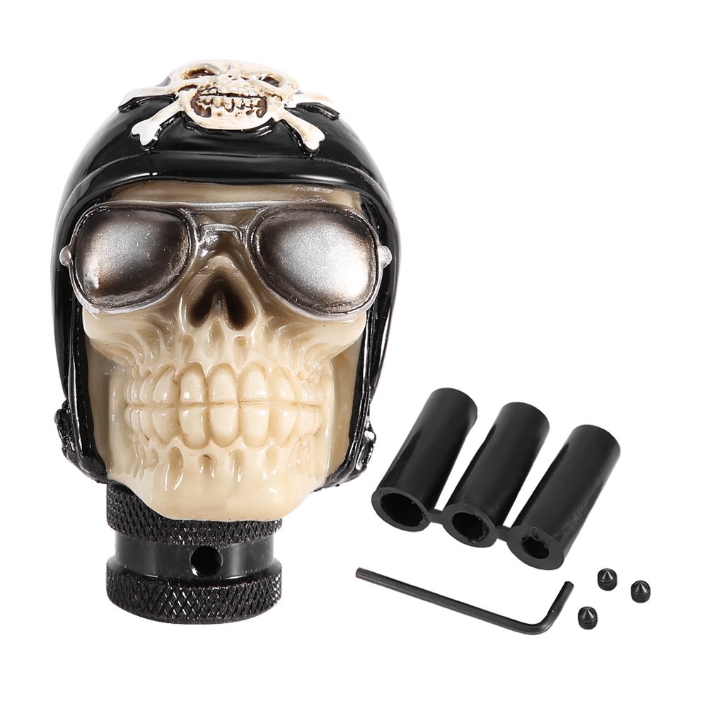 Universeller Schaltknauf In Totenkopfform Für Pkw Mit Schaltgetriebe