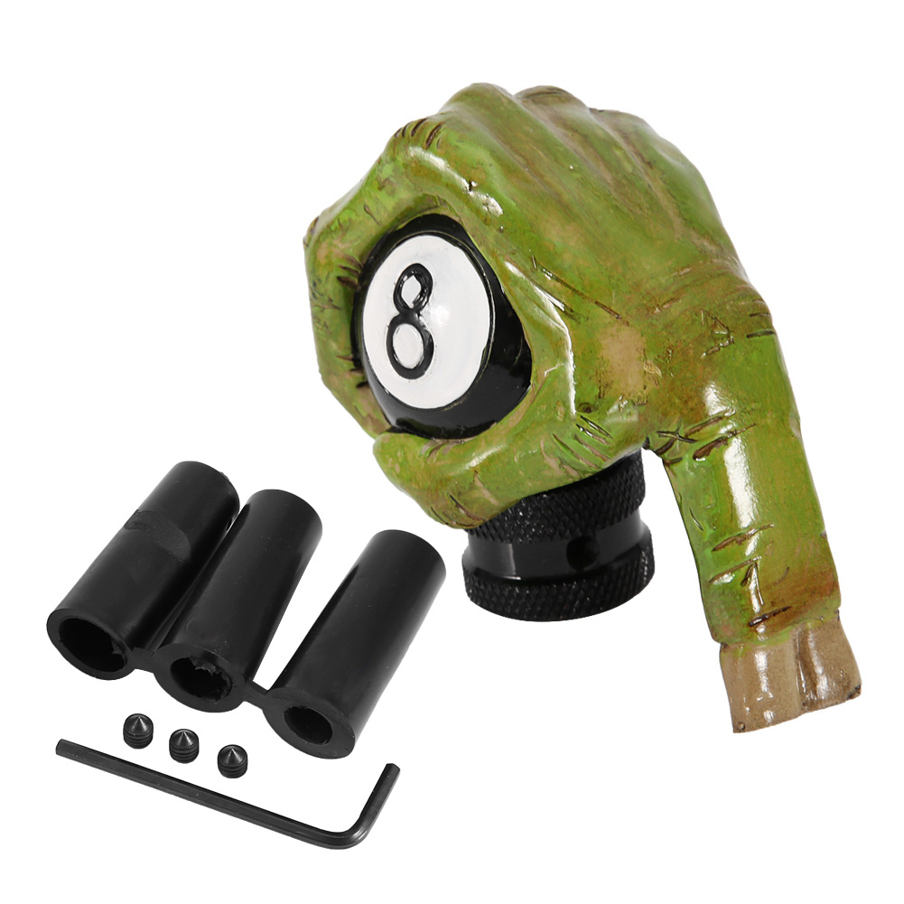 Universeller Schaltknauf Mit Totenkopf Und Achterkugel, Manueller Schalthebel Für Autos