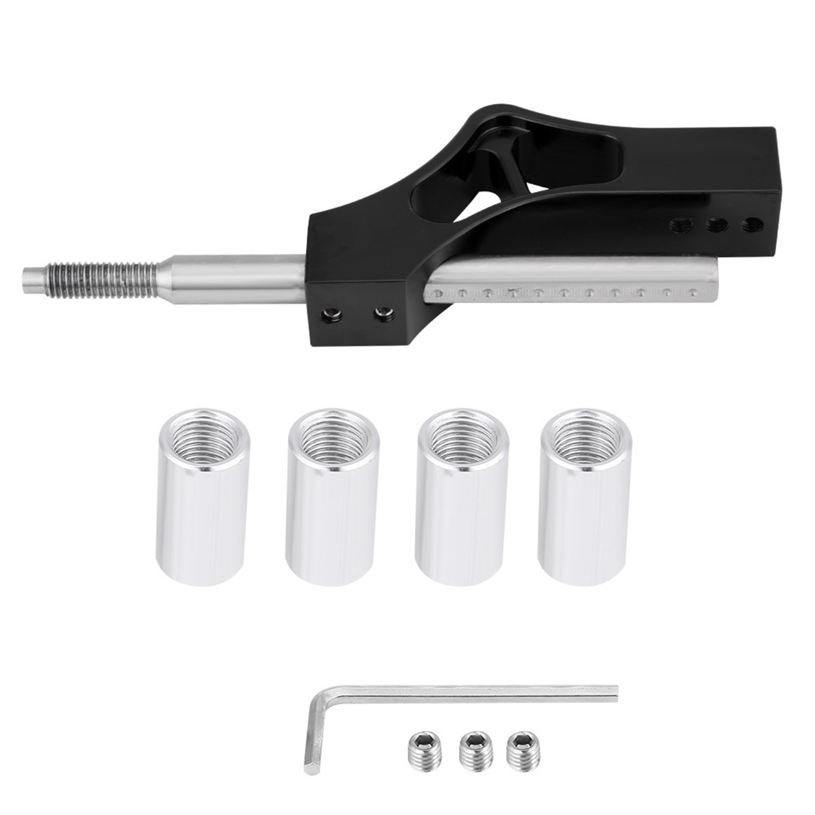 Höhenverstellbarer Manueller Schalthebel Für Honda, Edelstahlverlängerung, Schwarz, Für Schaltknauf