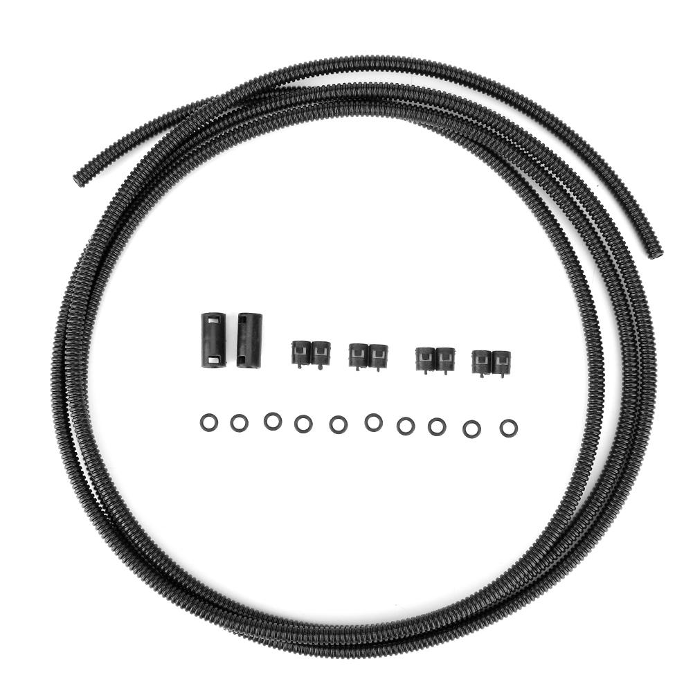 Wellschlauch-set Für Scheibenwaschanlage, 250 Cm / 98,4 Zoll, Universelles Windschutzscheibenzubehör