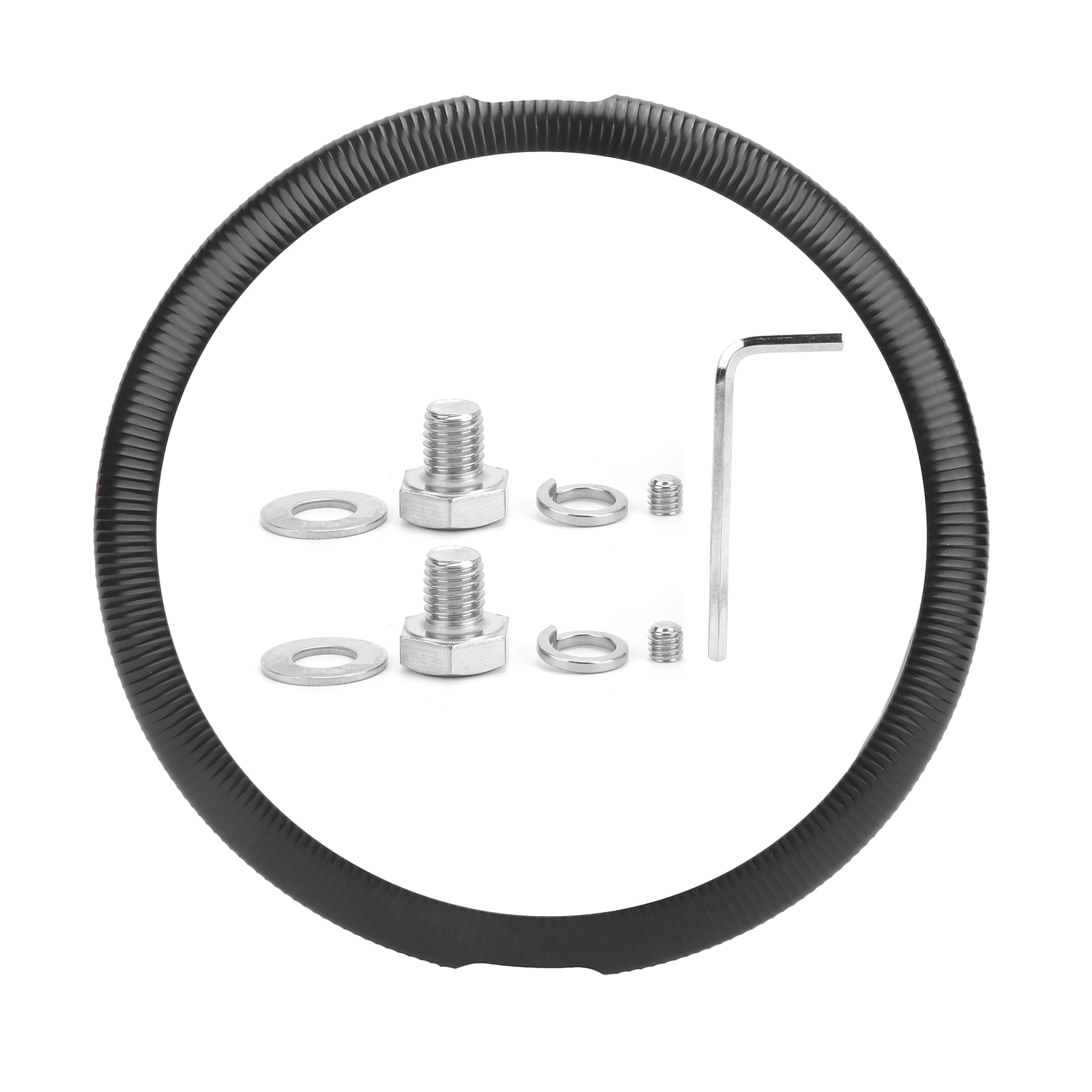 7-zoll-motorradscheinwerferring, Cnc-gefräster Scheinwerferschutz Aus Aluminiumlegierung, Schwarze Zierblende Für Touring