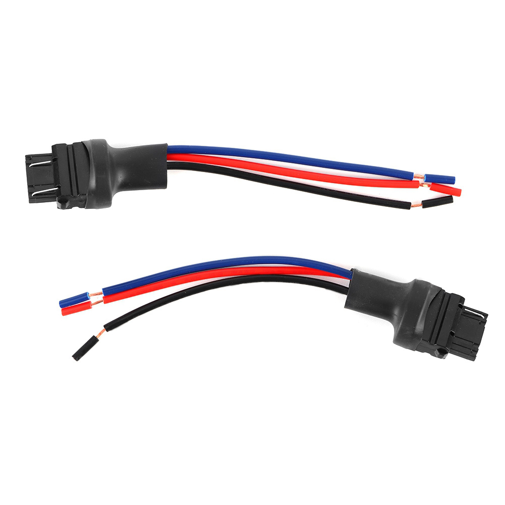2x Stecker Für Glühbirnenfassung 3157 Mit Kabelanschluss Für Kfz-blinker