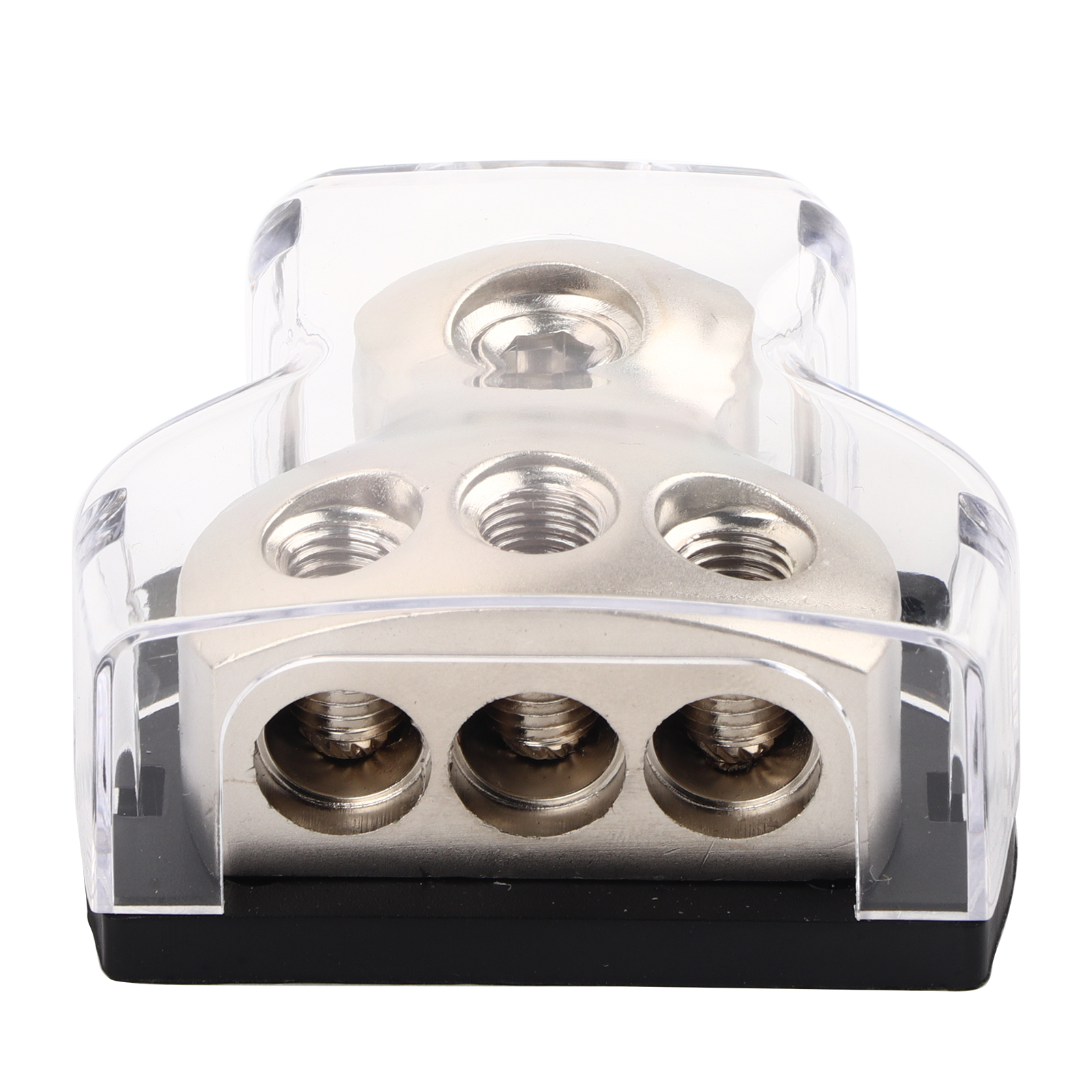 T-förmiger Stromverteilerblock Für Auto-audio, 1 X 0ga Eingang, 3 X 4ga Ausgänge.