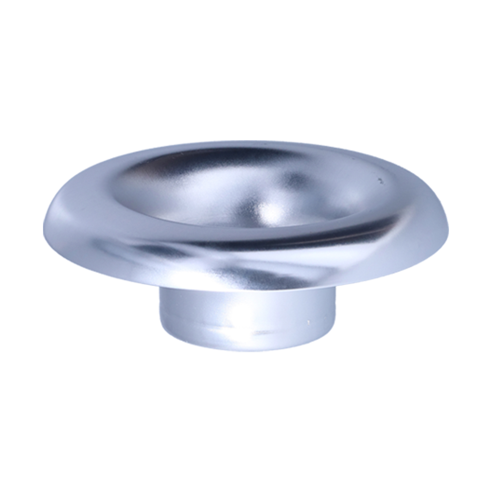 4-zoll-kaltluftansaugtrichter, Turbo-adapter, Dekoratives Cnc-gefrästes Aluminium, Silberfarbenes Autozubehör