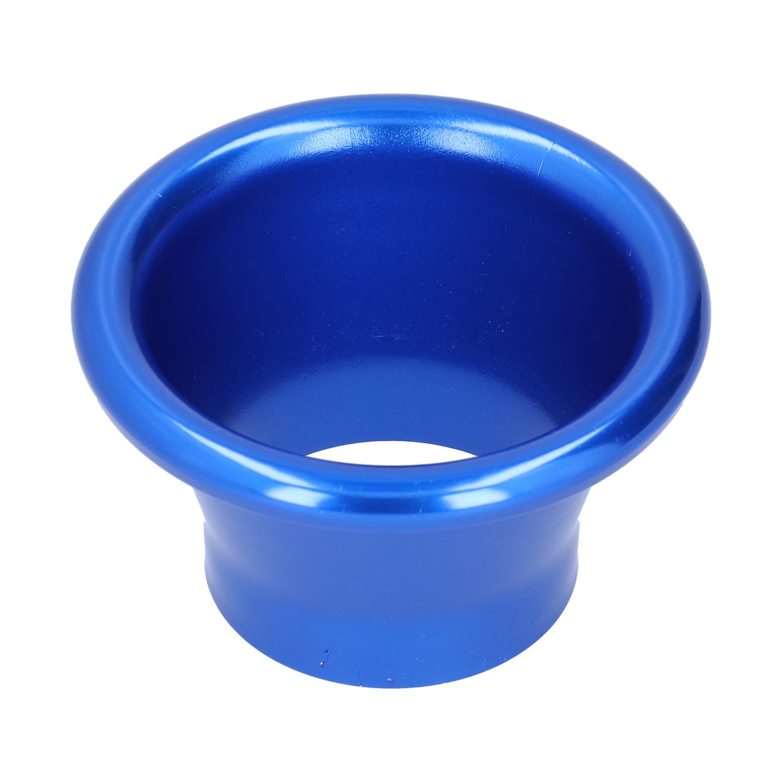 2,6 Zoll Blauer Cnc-gefräster Aluminium-kaltluftansaugadapter Für Turbo Horn Speed Funnel Auto-modifikationsteil
