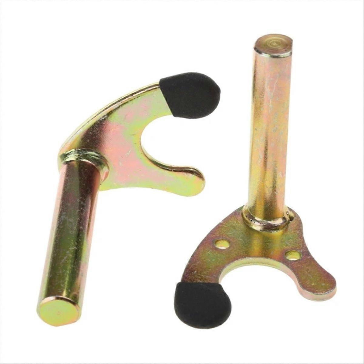 Robuster U-haken-dreibeinständer Für Motorräder, Paar Runde Schwingenhaken, Werkstattheber, Hebezubehör, Gabelform, Langlebiger Stahl, 2er-set.