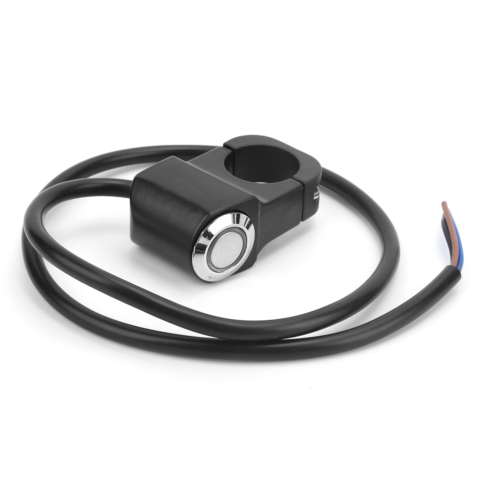 7/8" (22 Mm) Led-kontrollleuchte, Universeller Ein/aus-lenkerschalter Für Motorrad, Atv Und Utv, Blau