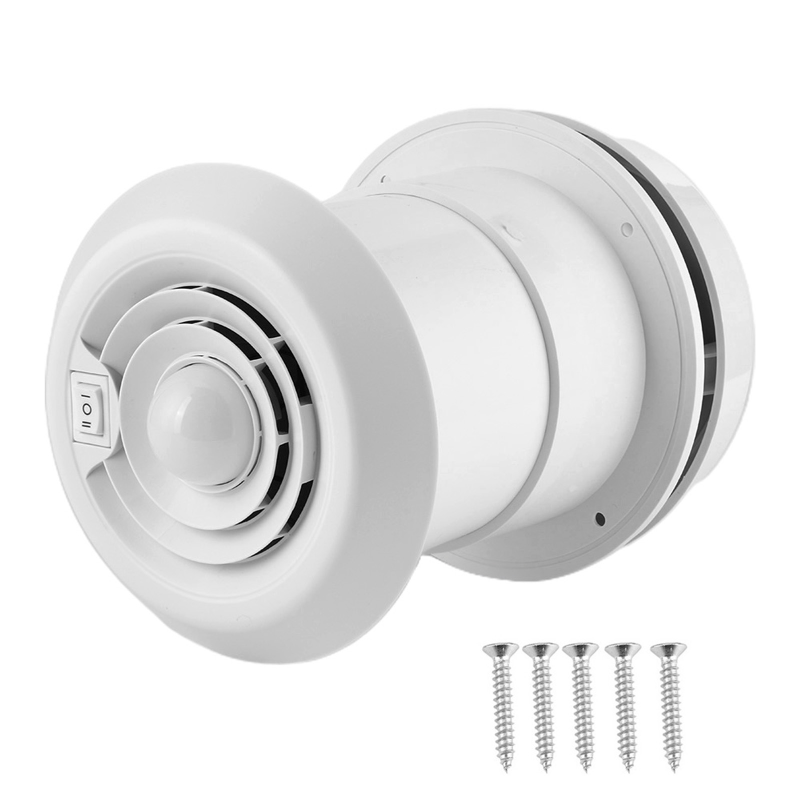 12v 4000 U/min Led-dachlüfter, Rundes Lüftungsgitter Für Wohnmobile, Vans Und Wohnwagen
