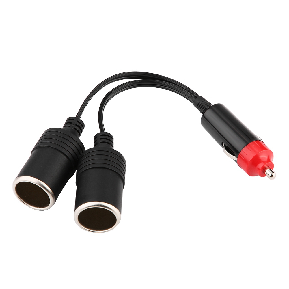 2-wege-kfz-ladegerät Mit Zigarettenanzünderstecker Und Zwei Usb-steckern – Netzteil