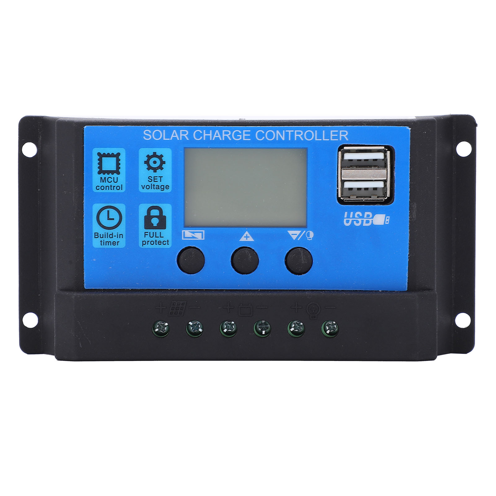 Hochleistungs-mppt-pmw-solarladeregler, 5v 3a Usb-ausgang, Hd-lcd-bildschirm