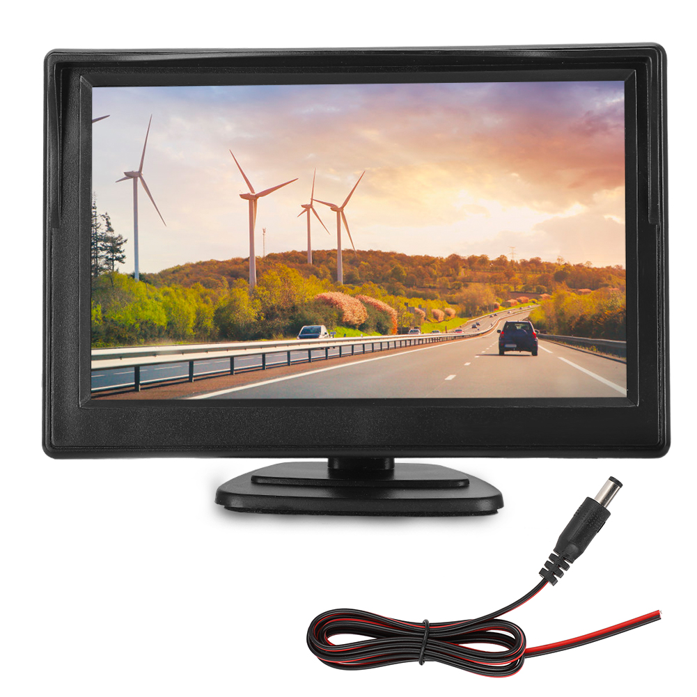 5-zoll-tft-bildschirm Mit Hoher Auflösung (pal/ntsc) Für Die Rückfahrkamera – Rückspiegel Des Fahrzeugsicherheitssystems
