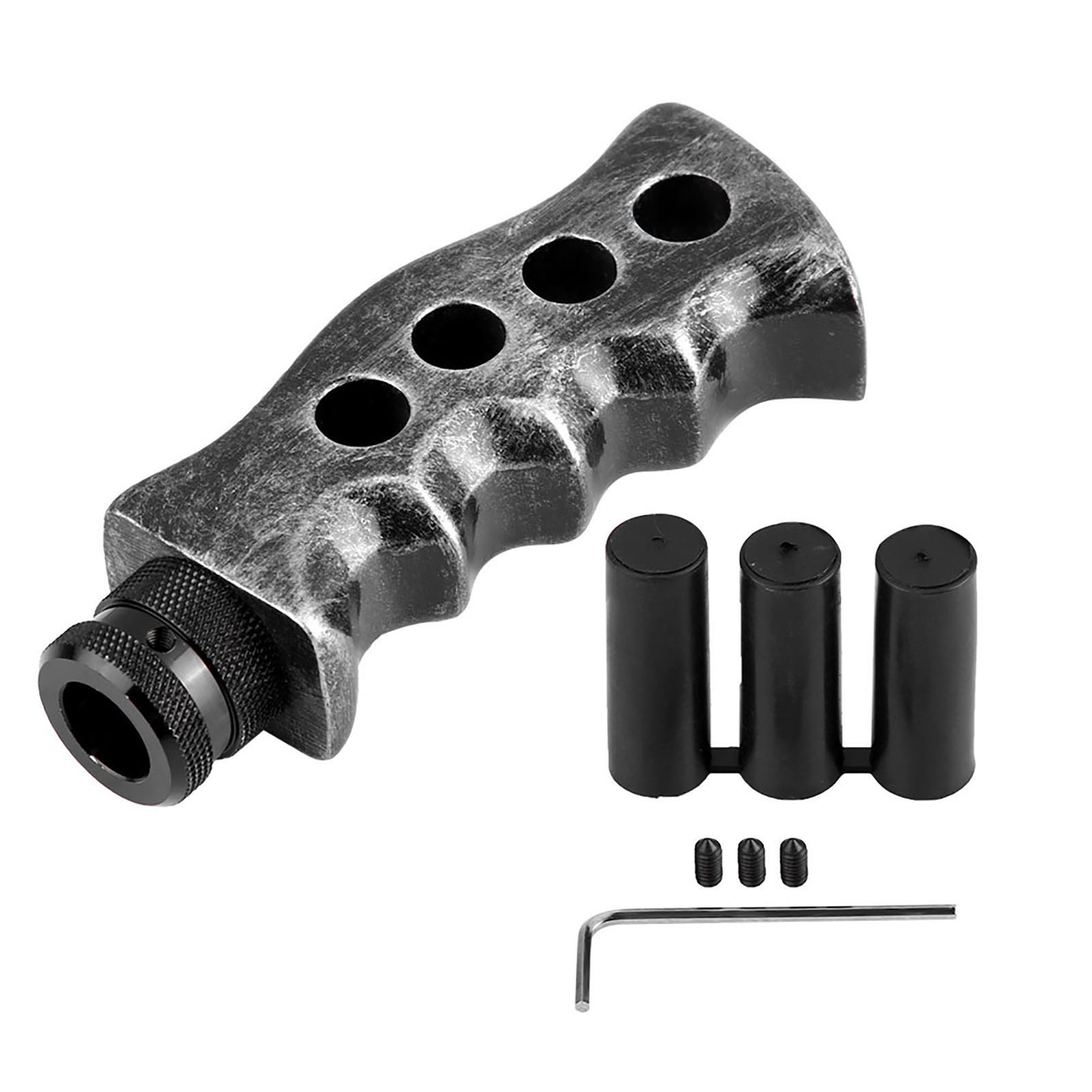 Universeller Grauer Schalthebel Aus Harz Und Aluminiumlegierung Für Pkw-getriebe