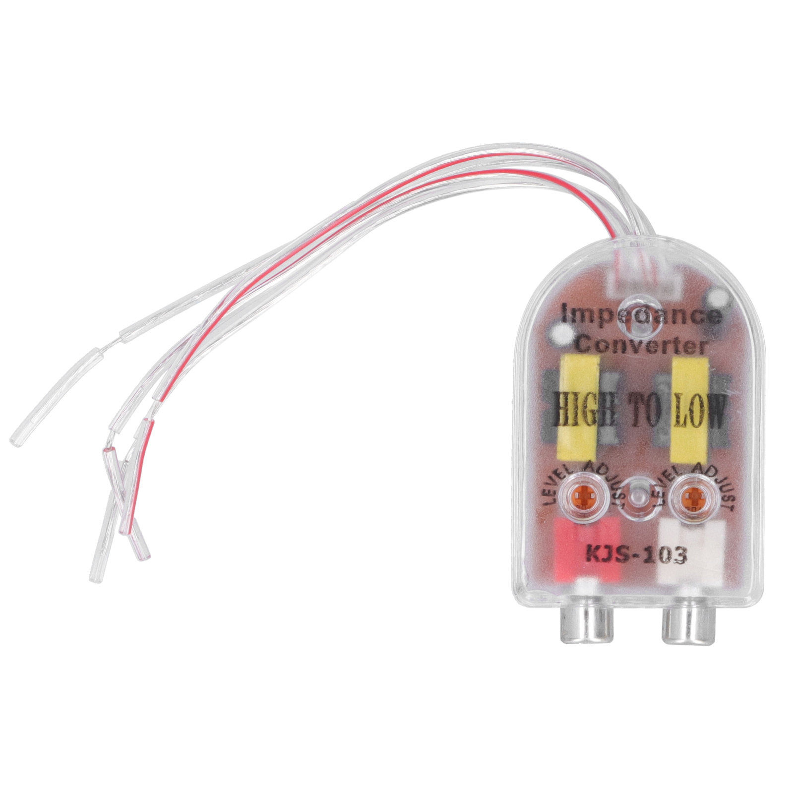 12v-lautsprecher-auf-cinch-adapter, Audioverstärker-impedanzwandler, Autoradio