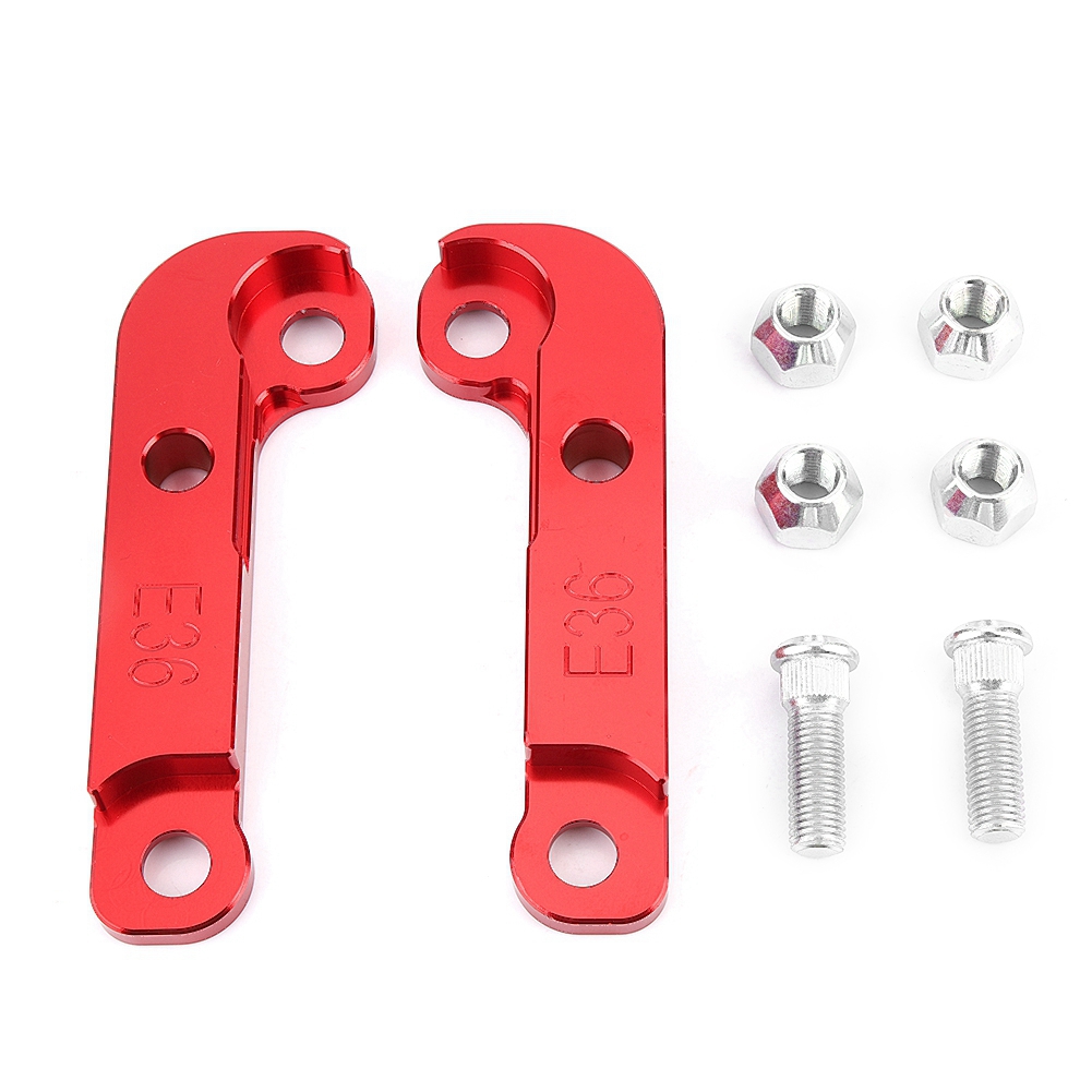 E36 Drift-lock-kit – Roter Aluminiumadapter Zur Erhöhung Des Lenkeinschlags Um Ca. 25 %