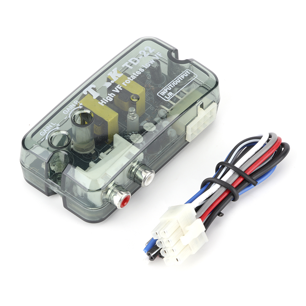 Auto-verstärkerkabelset, Hochleistungsstromleitung Mit Hoch-/tiefpass-audiowandler