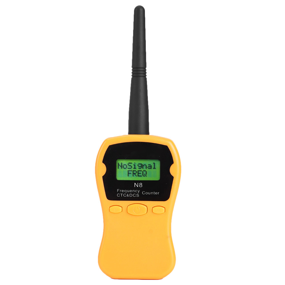 N8 Tragbarer Funkfrequenzzähler Mit Ctccss/dcs-decoder Für Funkgeräte, Auto Und Boot – Orange