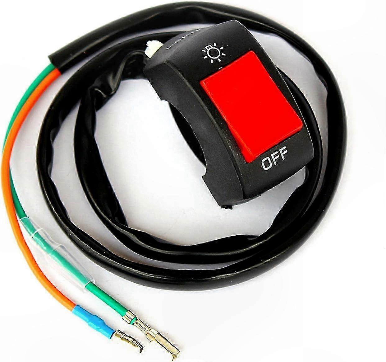 Universeller Motorrad-lenkerlichtschalter - 4er-pack, Ein-/ausschalter, 7/8 Zoll Größe, Kompatibel Mit Den Meisten Motorrädern.