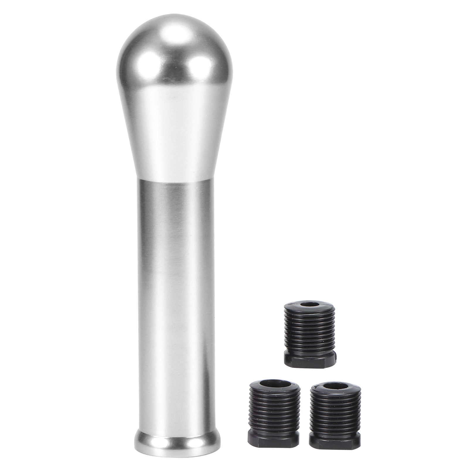 15 Cm (5,9 Zoll) Großer, Automatischer/manueller Mülleimer Aus Aluminiumlegierung, Universelles Autozubehör, Silberfarben