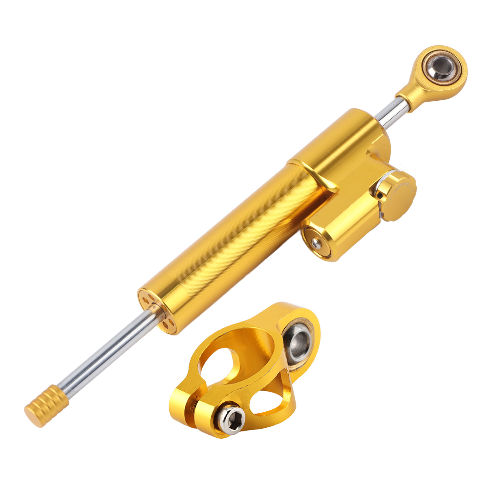 Universeller Motorradlenker Aus Aluminiumlegierung - Lenkungsdämpfer-stabilisator-sicherheit (gold)
