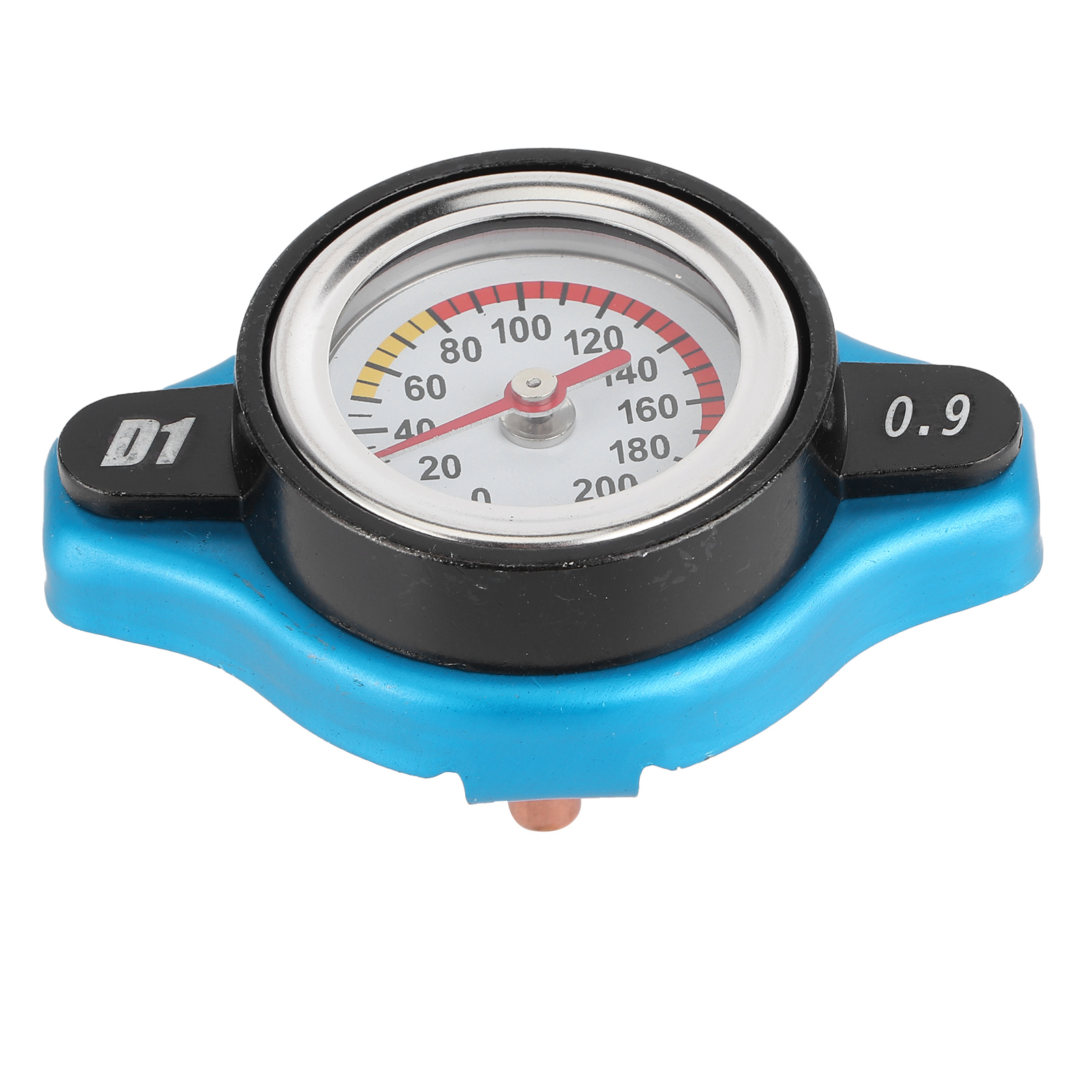 Universeller Thermostatischer Heizkörperverschluss 0,9 Bar Mit Temperaturanzeige, Wasserdicht, Kleiner Kopf, Für Wassertanks.