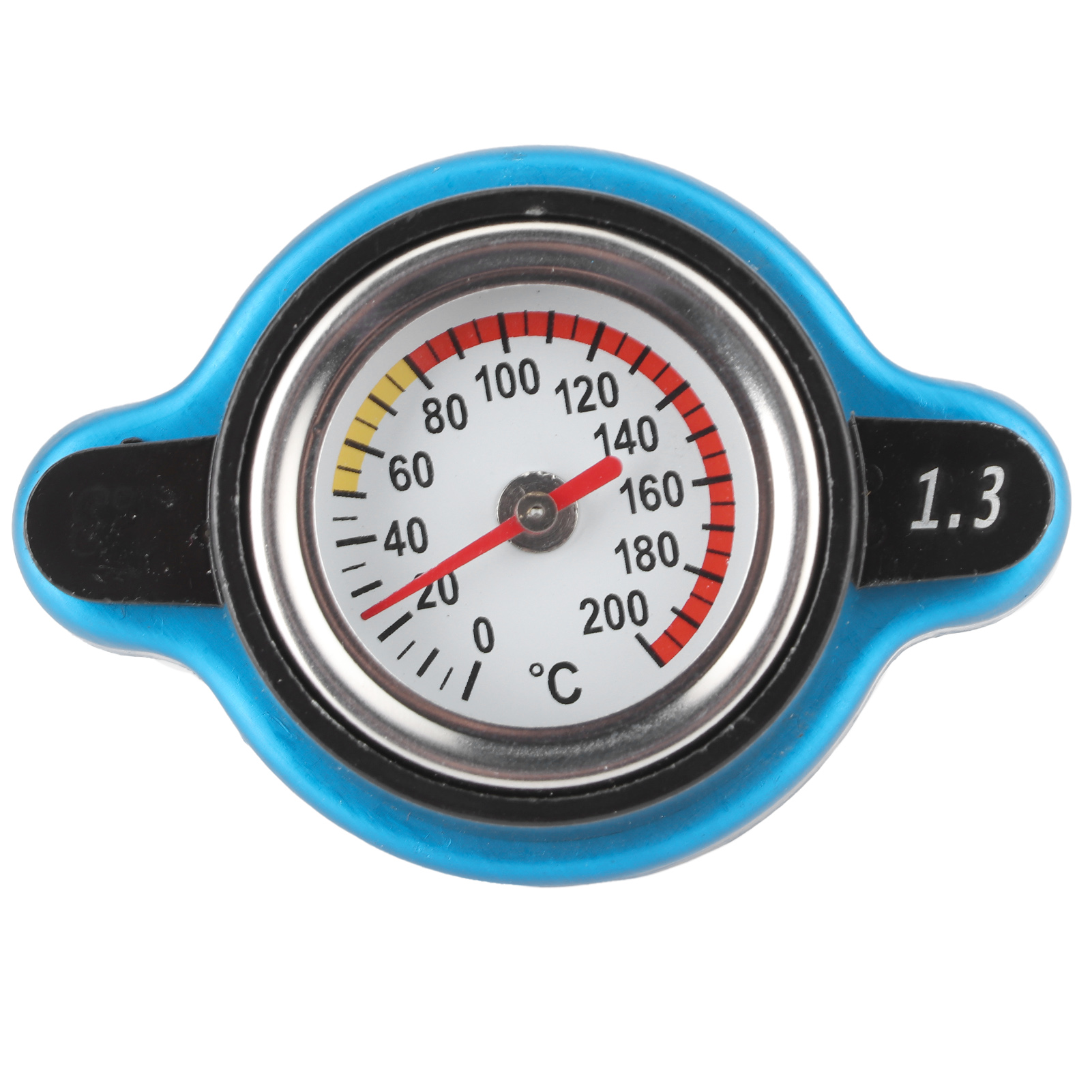 Universeller Kühlerverschluss 1,3 Bar Mit Thermometer, Wasserdichter Wasserbehälterdeckel, Großer Kopf, Für Heizsysteme.