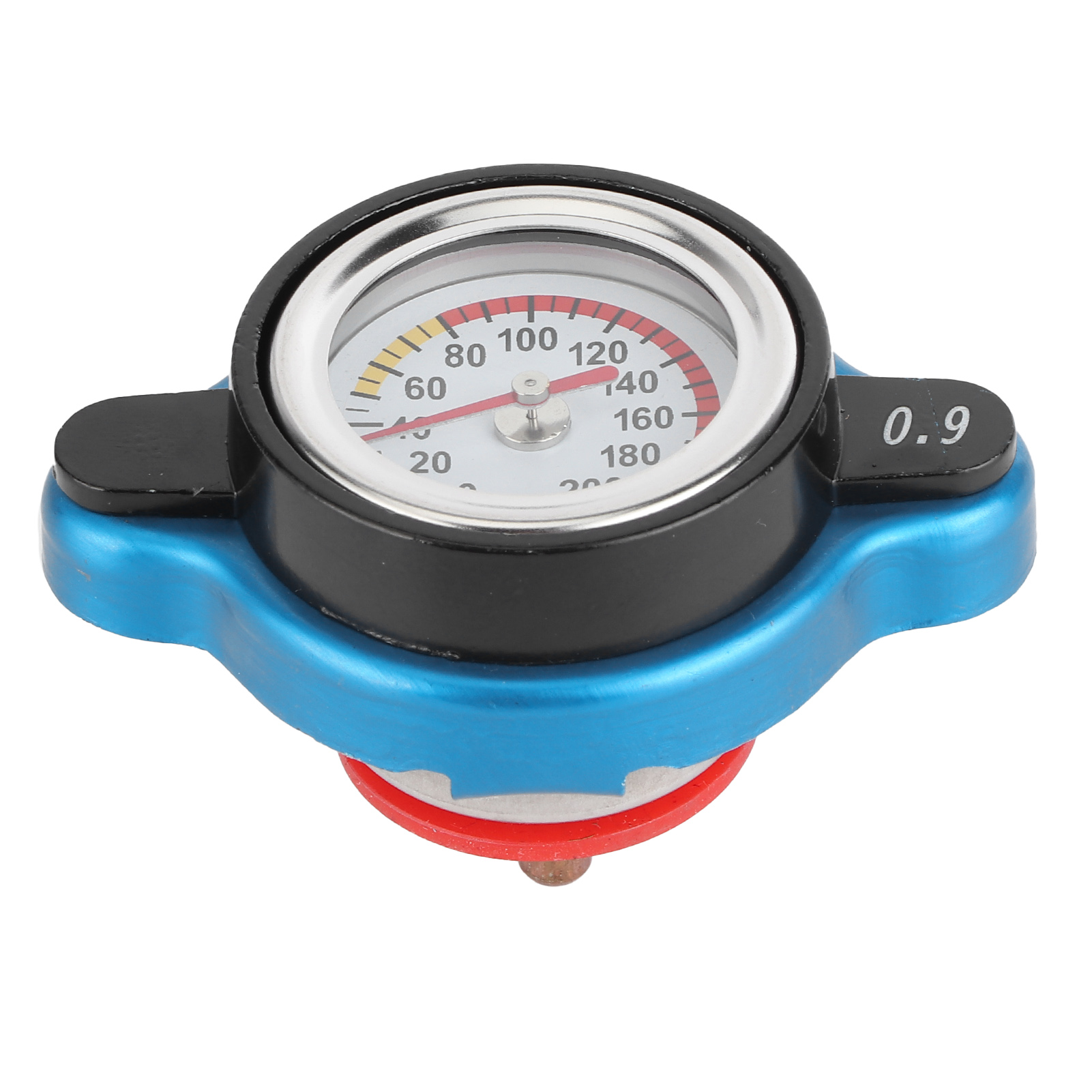 Universeller, Auslaufsicherer 0,9-bar-kühlerdeckel Mit Temperaturanzeige, Großem Kopf Und Wasserbehälterabdeckung.
