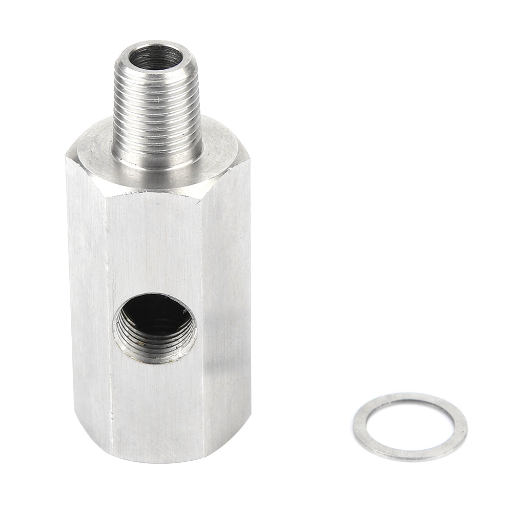 1/8" Bspt Öldrucksensor-adapter Mit Dichtung Auf Npt, Turbo-zulaufleitungsanschluss Für Manometer