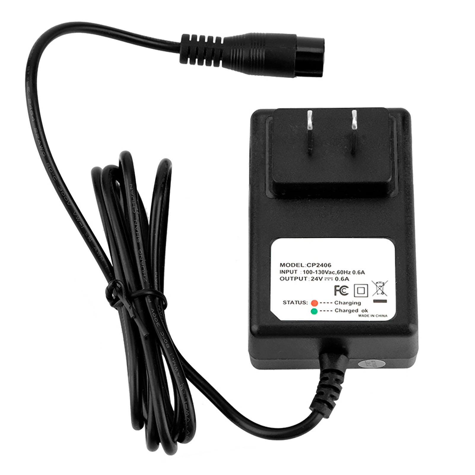 24v 0,6a Ladegerät Für Elektroroller Razor E100, E125, E500s, Pr200, 110v Us-stecker