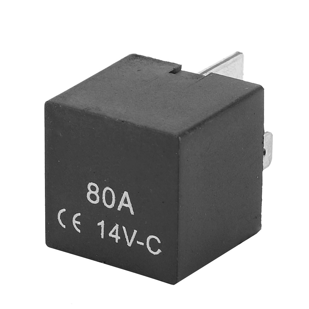 14v 80a 4-pin-relais Für Auto-, Fahrzeug- Und Bootsalarmanlagen Mit Halterung