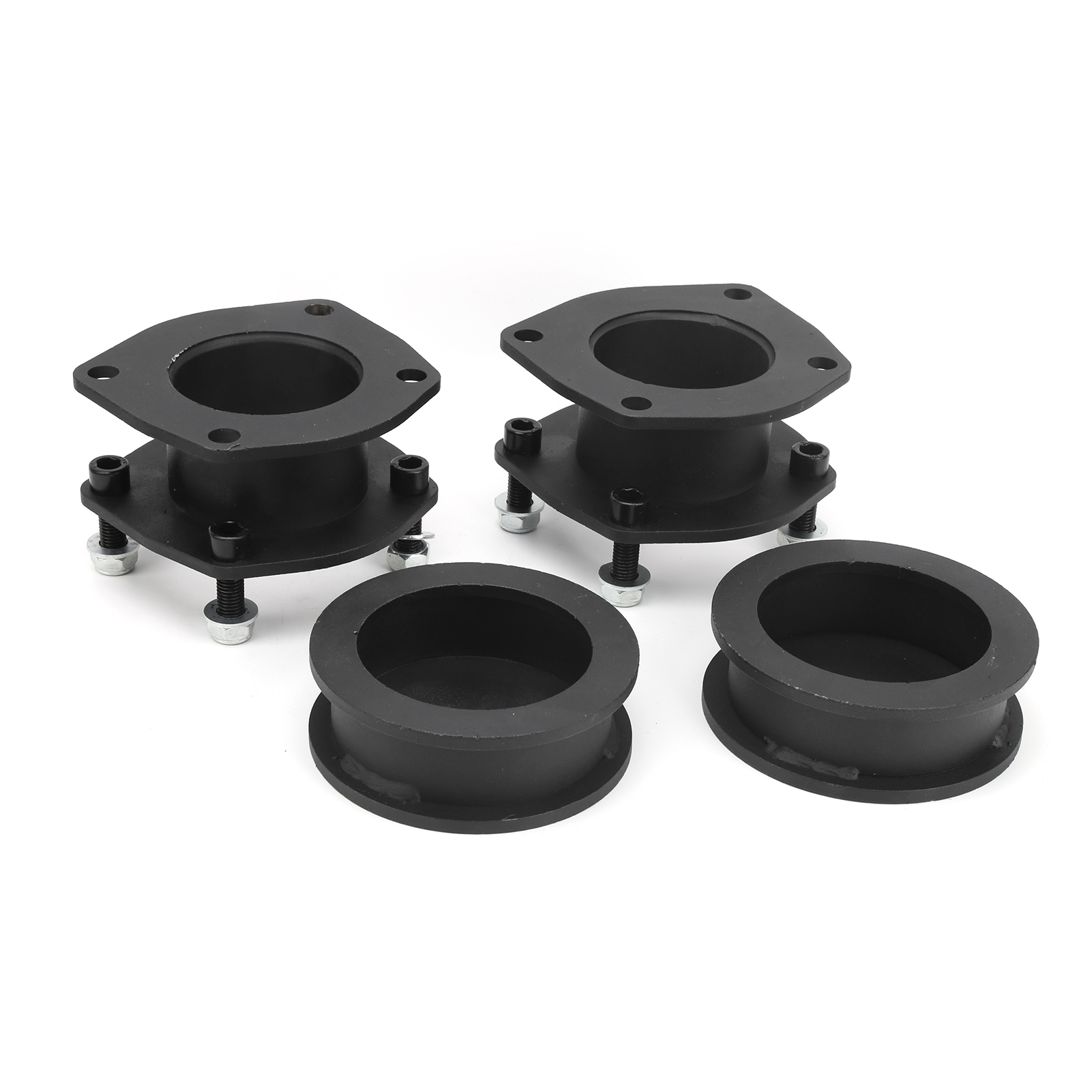 Höherlegungssatz Vorne 7,6 Cm, Hinten 5 Cm, Kohlenstoffstahl, Kompatibel Mit Jeep Commander Xk 2wd 4wd 2006-2010