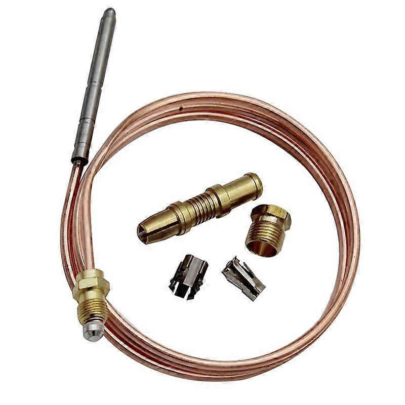 Thermostat-pilotbaugruppe Mit Thermoelement (91 Cm), Flammenfühler Für Heizkessel Und Heizungsanlage, Sicherheitssensor Für Regelventil, Kompatibles Ersatzteilset