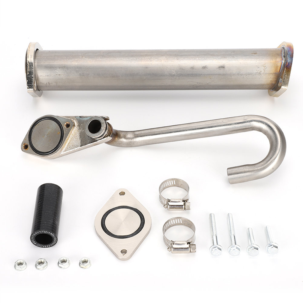 Komplettes Edelstahl-agr-entfernungsset Und Ölkühler Für Ford E-serie F-serie E-350 E-450 F250 F350 F550 6.0l