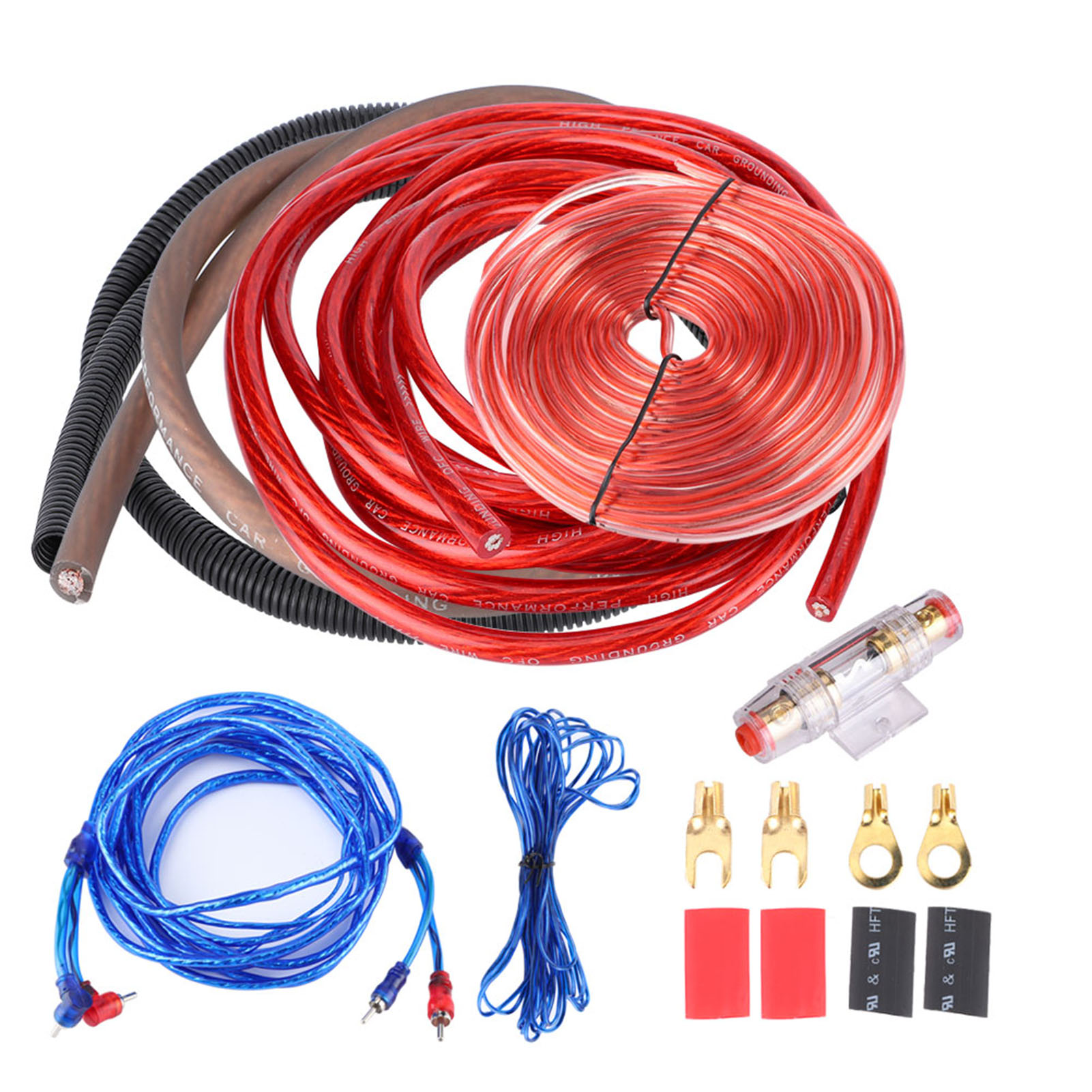 4-gauge 2800w Auto-subwoofer-verstärker-installationskabelsatz Mit Sicherung