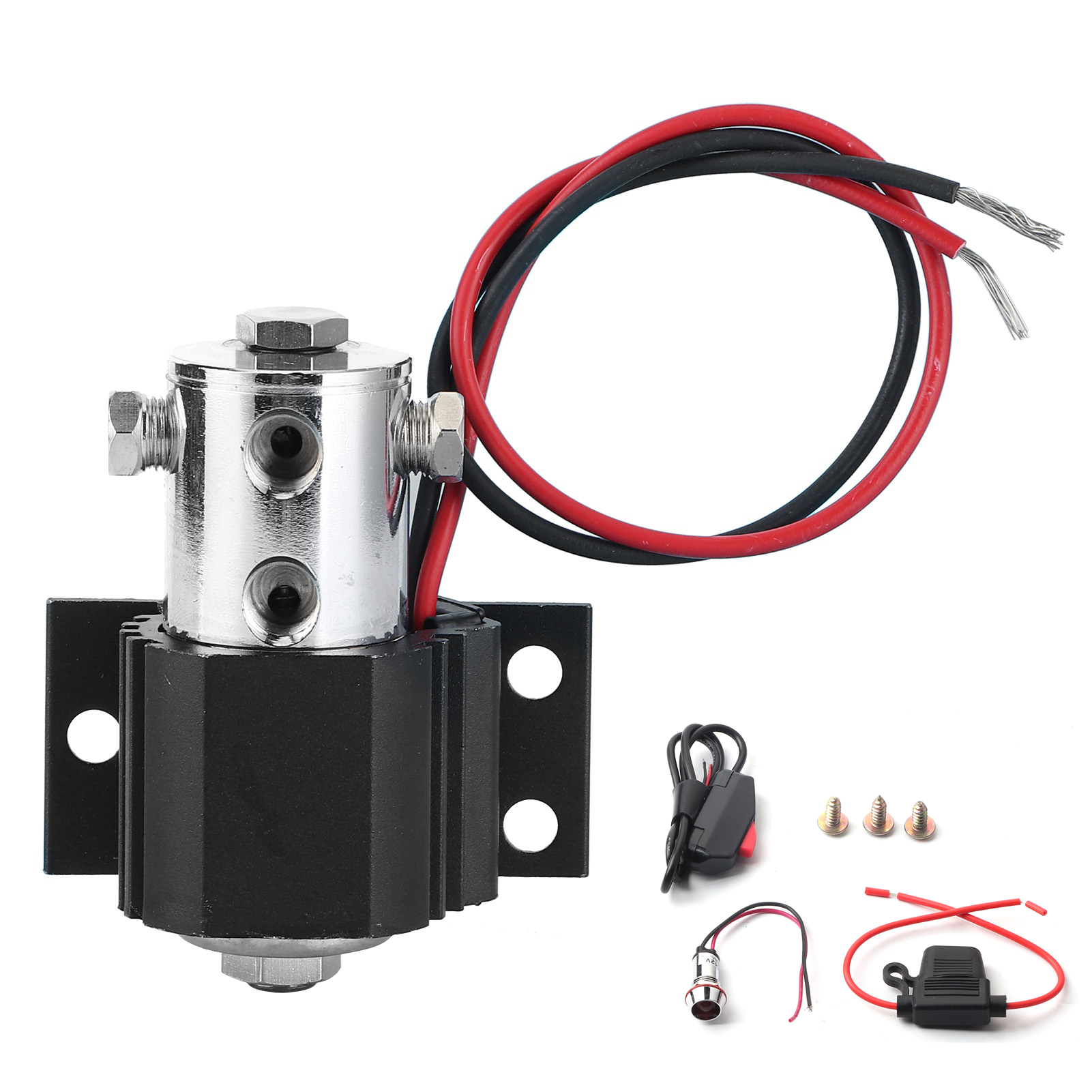 Vorderbremsleitungs-sicherungssatz Os00275srx01e006, Verstärkte Stahlausführung, Für Ford Mustang, 1/8-27 Npt, Schwarz