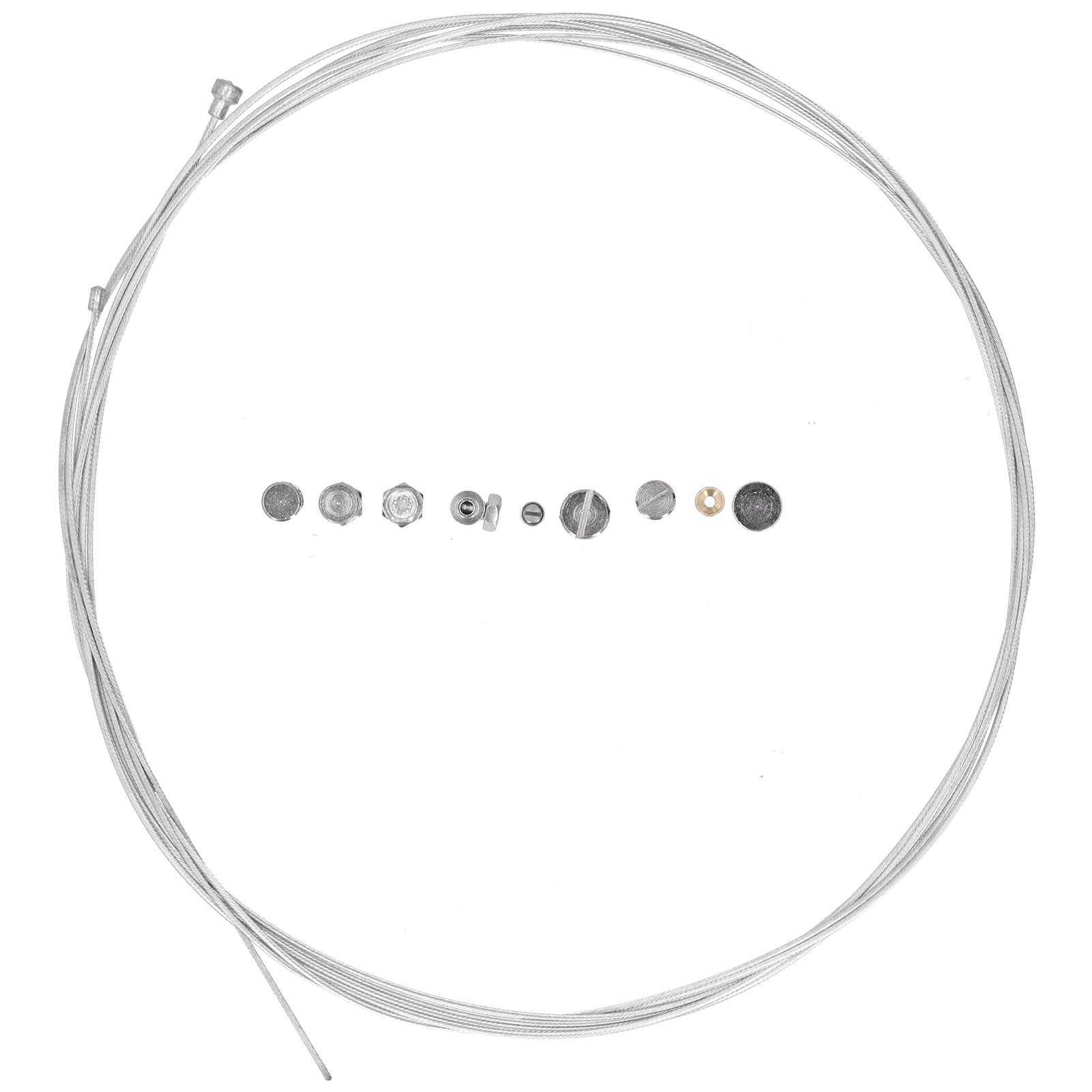 Meter Langer Stahlbremszug Mit 9-teiligem Universal-reparaturspitzen-set Für Motorräder