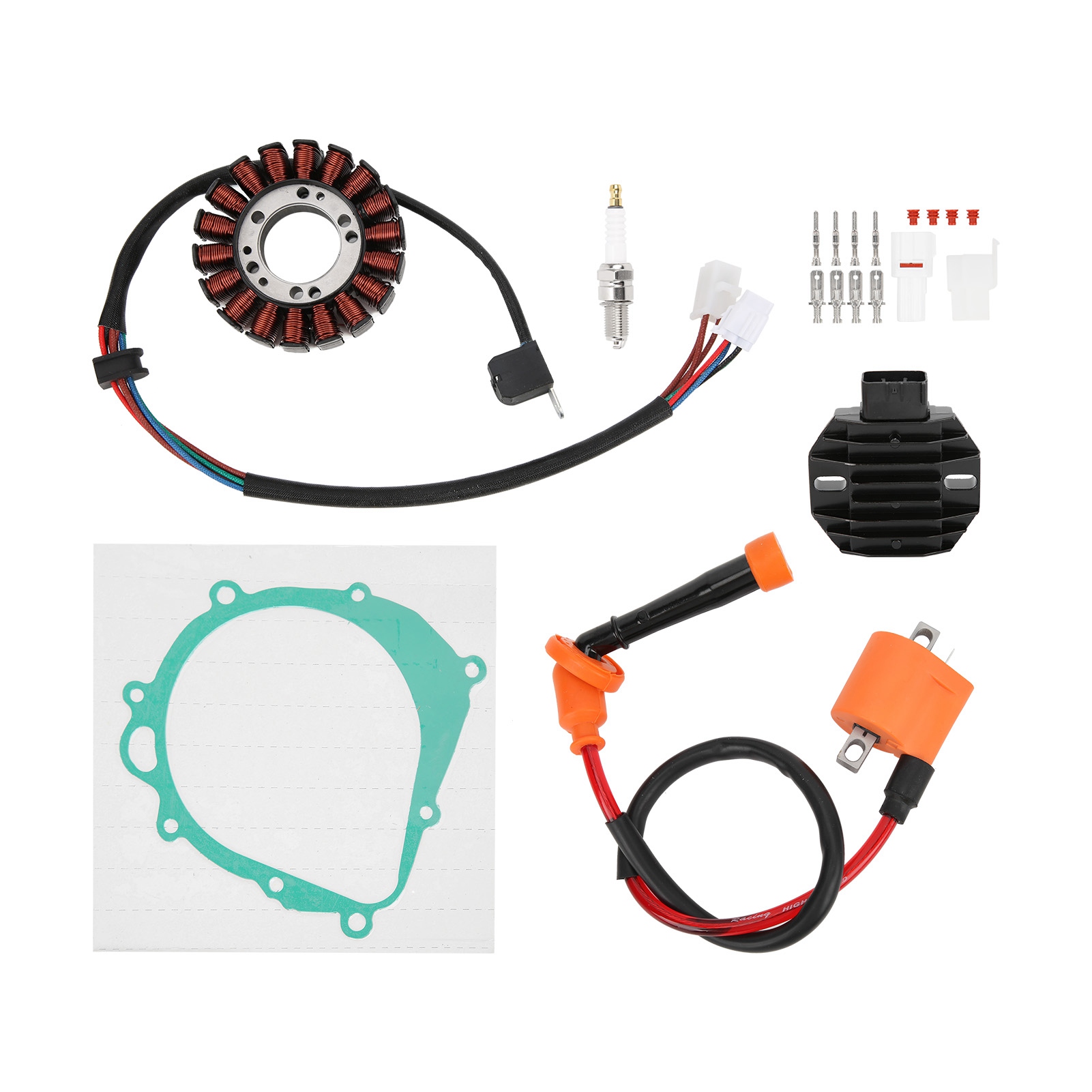 Zündspulenregler-gleichrichter-stator 33410-09f00 Ersatz Für Suzuki Quadsport Z400 Ltz400 2003-2008