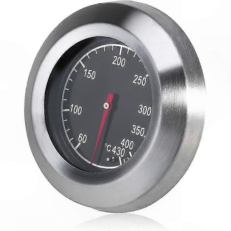 Kochthermometer Aus Edelstahl Für Den Grill, Integrierte Temperaturanzeige, Ideales Zubehör Für Grillabende Im Freien.