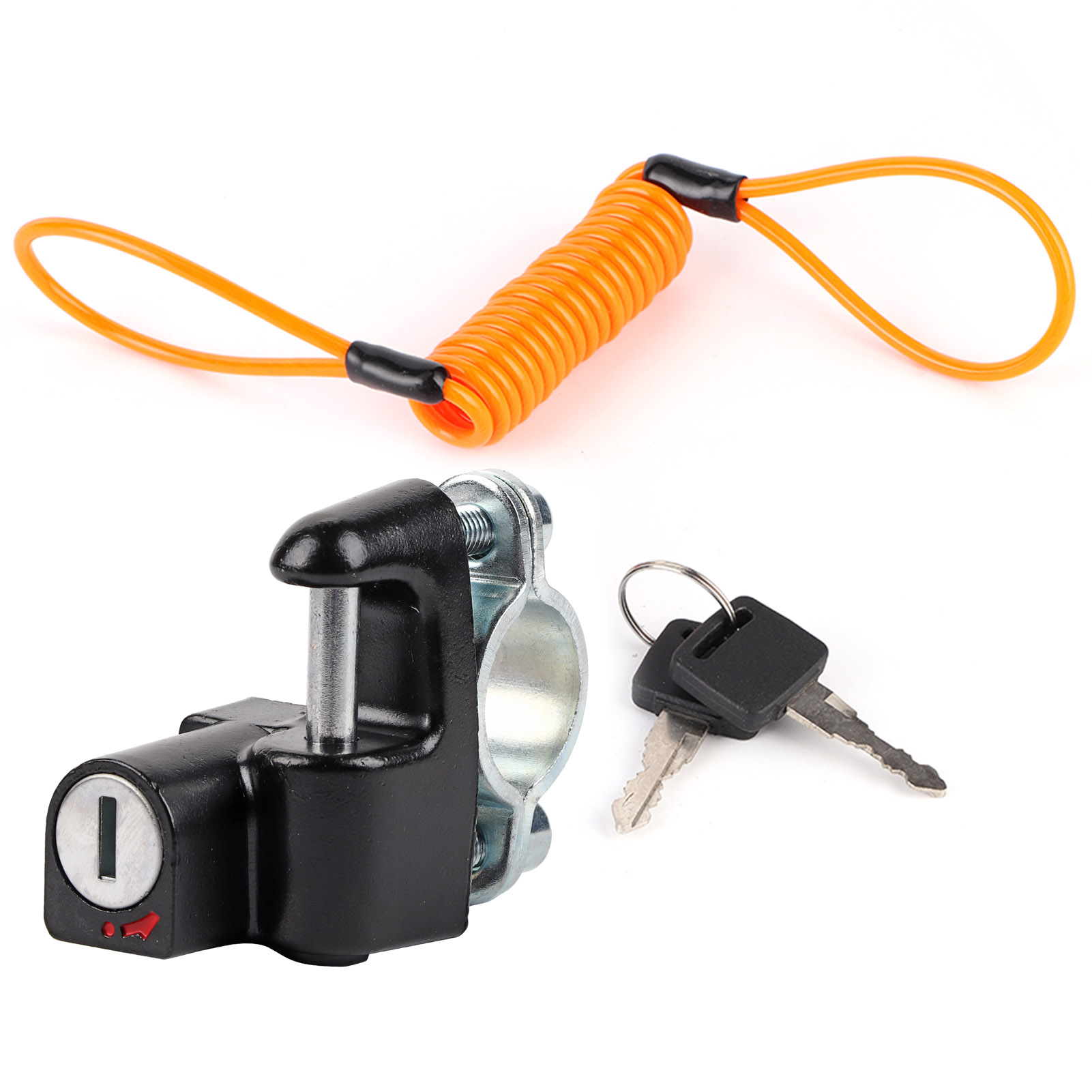 Universelles Motorrad-diebstahlsicherungsschloss, Multifunktionales, Wasserdichtes Diebstahlsicherungsgerät Mit Befestigungskabel, Montagesatz Und Verriegelungserinnerung