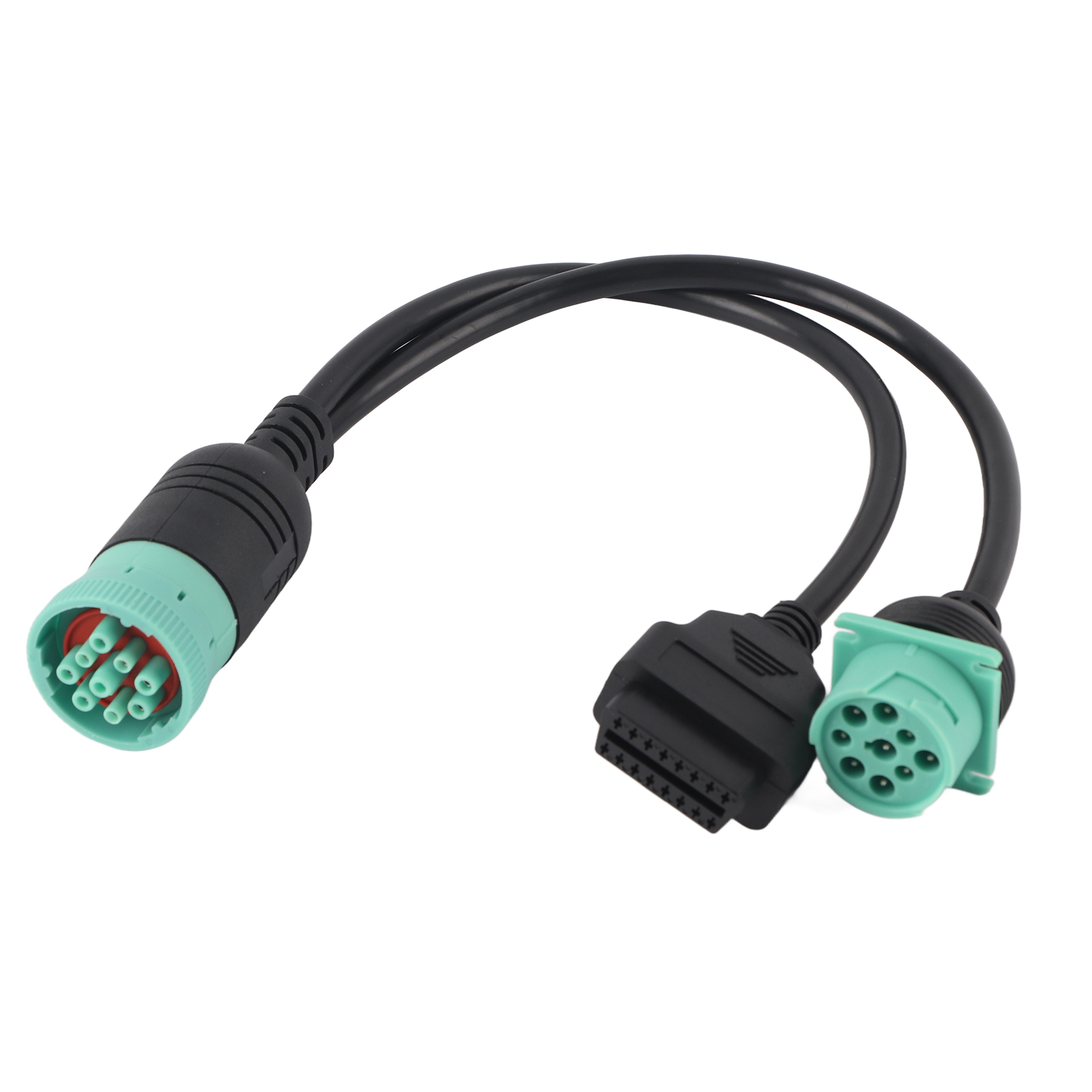 Ycable Obd2-lkw-anschluss, 9-poliger Obdii-adapter, 16-poliger Stecker Auf Buchse J1939