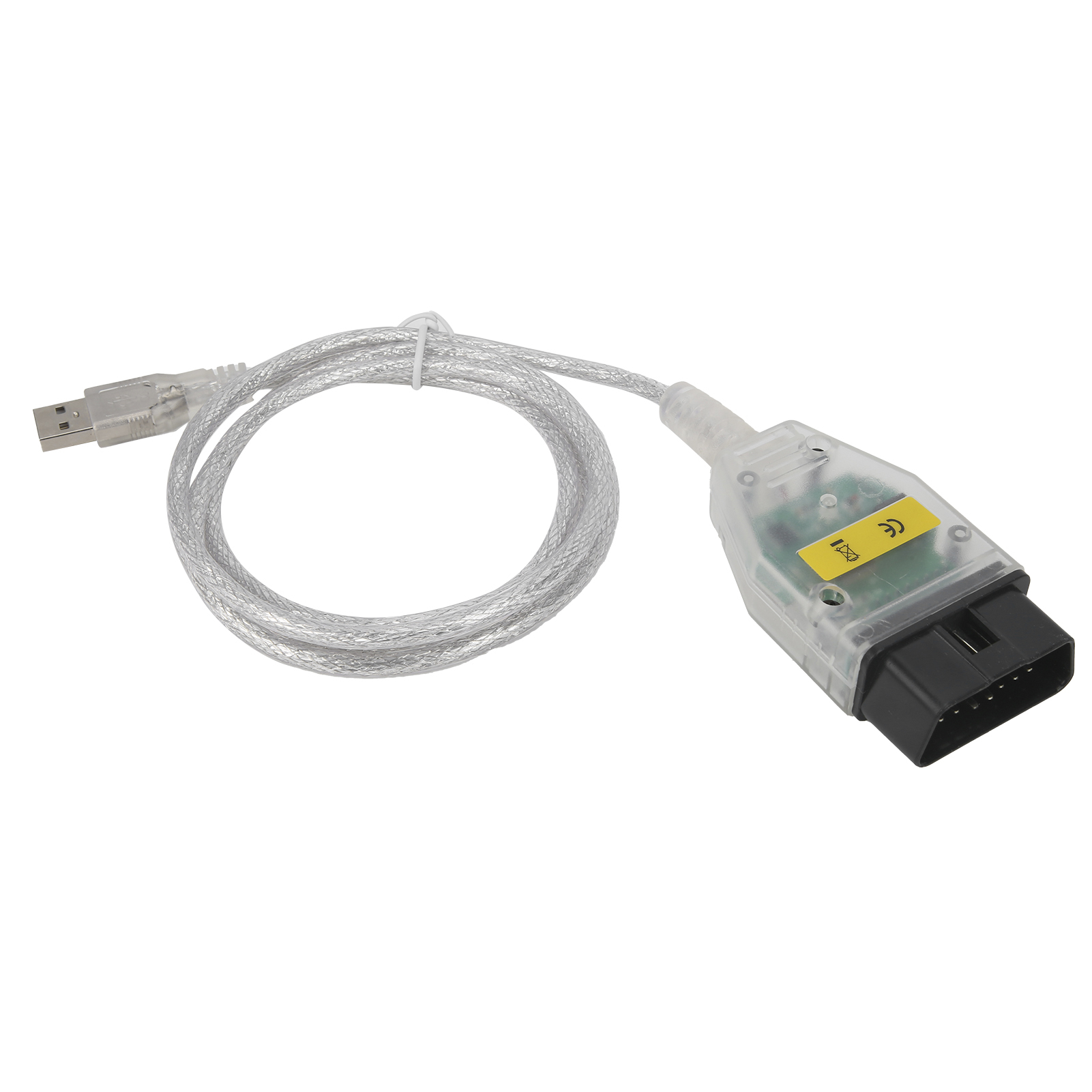 Obd2 Inpa-adapter Mit Ft232rl-chip, Weißem Kfz-diagnosekabel Und Grüner Karte Für Die E-serie.