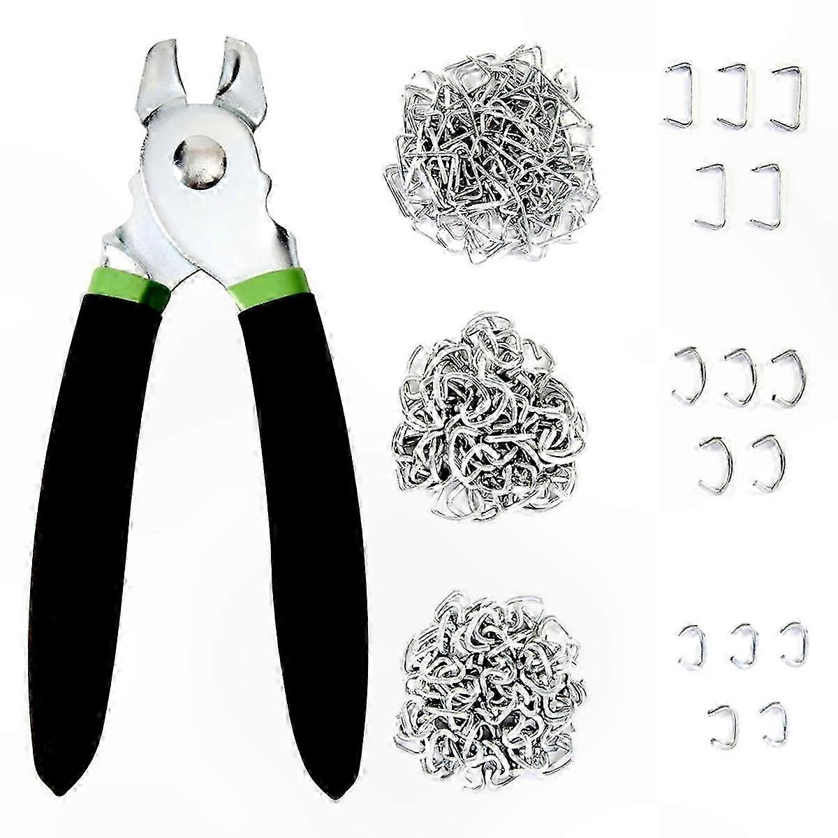 Heimwerkerzange, Set Mit 270 Verzinkten Stahlringen, Größen 3/4 Zoll, 1/2 Zoll, 3/8 Zoll, Für Heimwerkerprojekte Und Verpackungslösungen