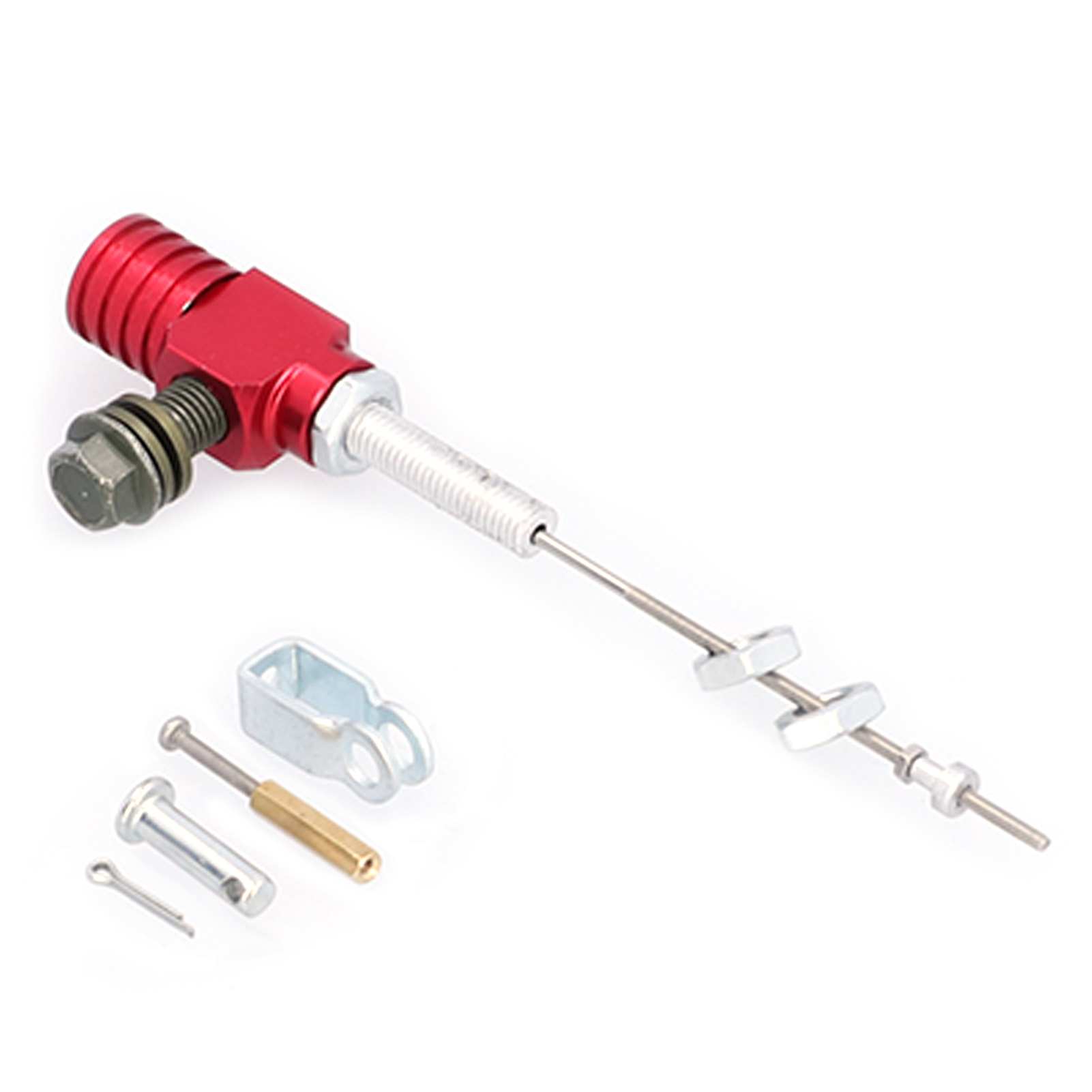 Hydraulischer Kupplungsgeberzylinder Aus Roter Aluminiumlegierung, M10x1,25 Mm, Für Motorräder, Quads Und Dirtbikes – Leistungssteigerung