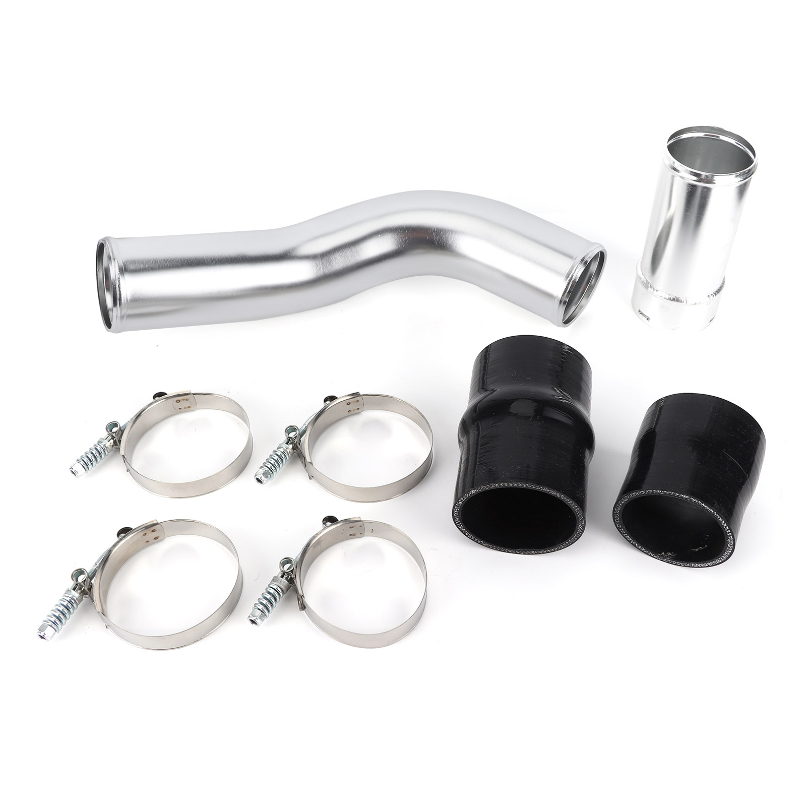Ladeluftkühlerschlauch Aus Aluminium Mit Silikonanschlüssen, Schrauben Und Schlauchschellen Für Ford F-250, F-350, F-450 6.7 Powerstroke 2011-2016